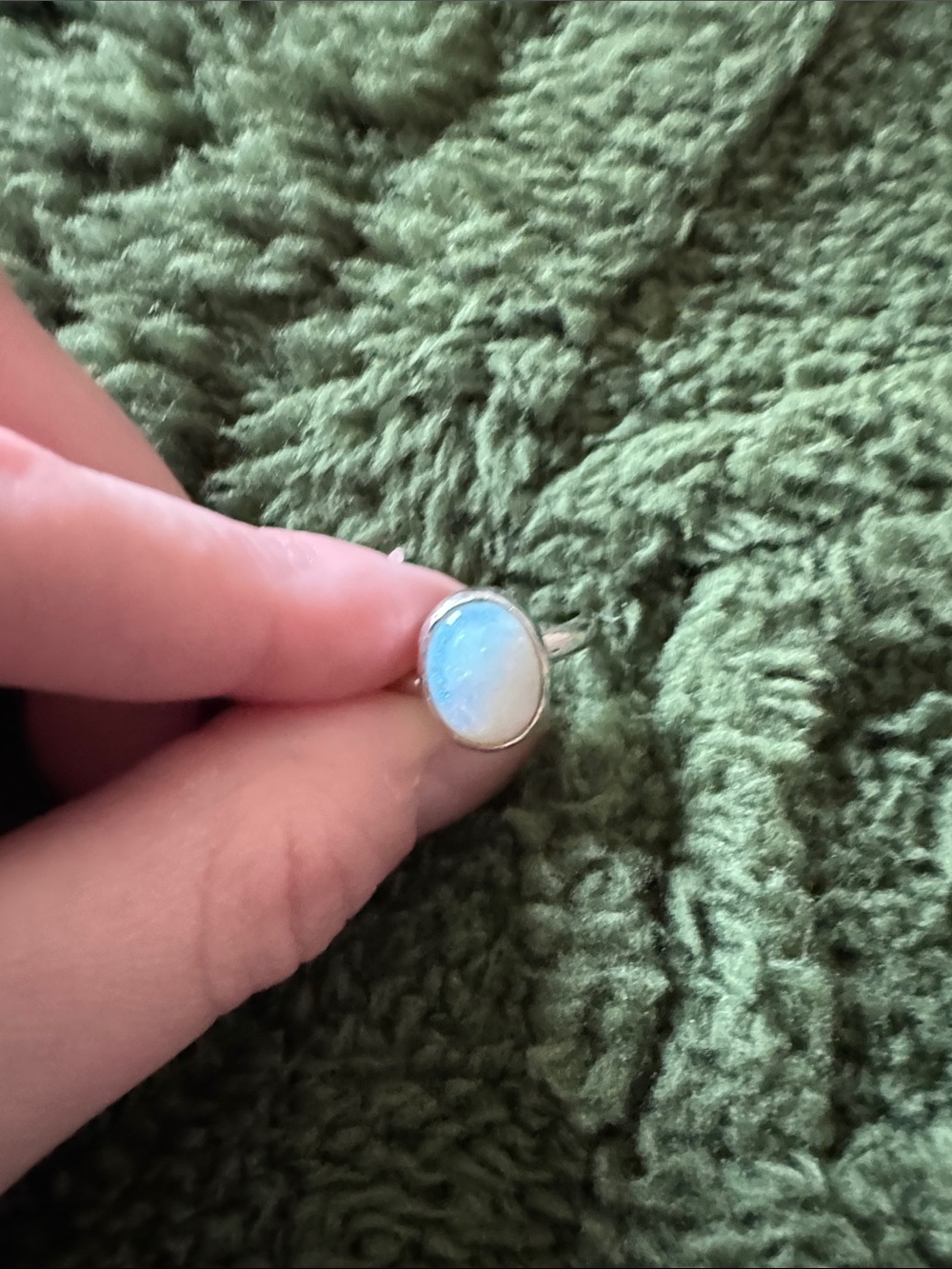 Sterling Silver Opal Ring